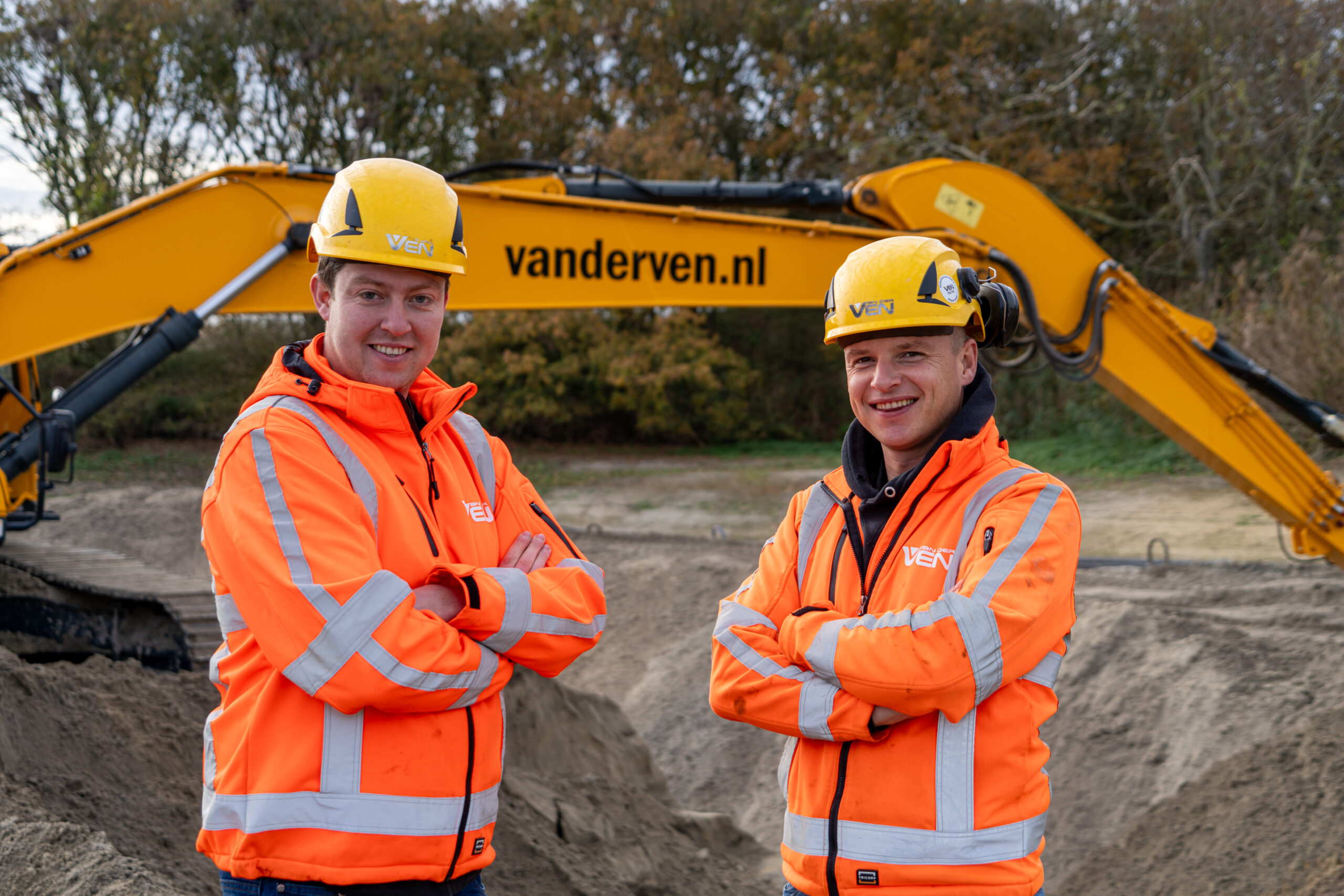 Tom Rochat en Arjan van de Werken in Berkheide