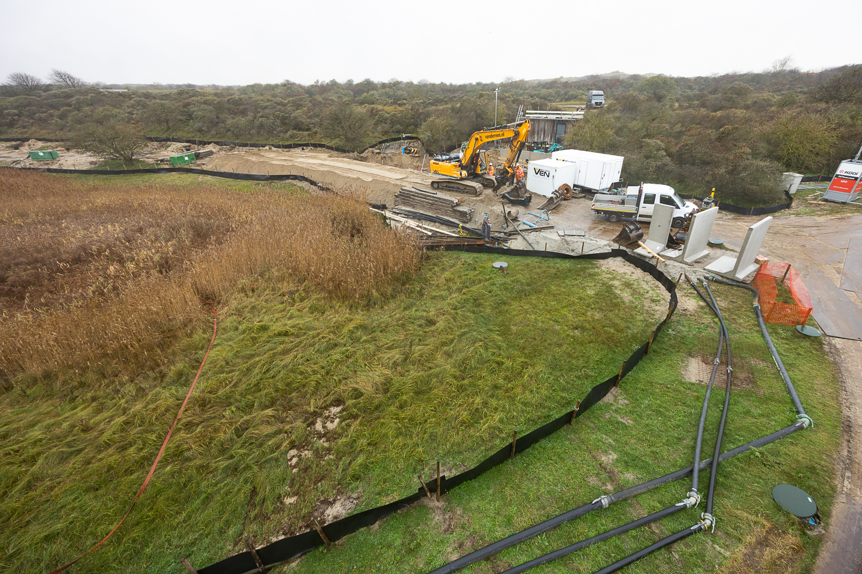 Werkzaamheden in Berkheide