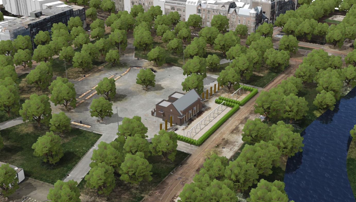 Rioolgemaal op het Heemraadsplein in Rotterdam